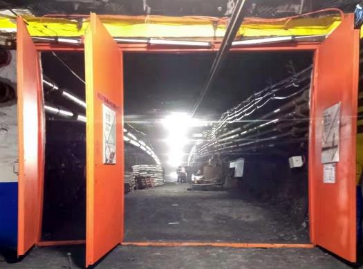 矿用远程自动防火门